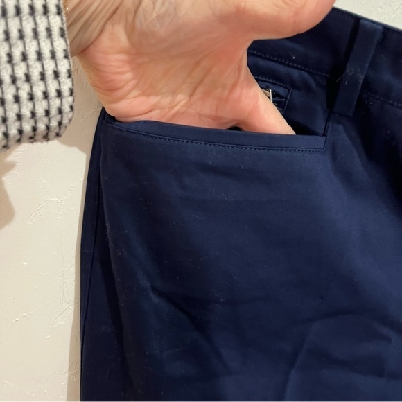 Ralph Lauren Navy Straight Leg Trousers 12 - Picture 3 of 14